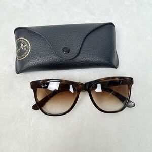 Ray-Ban Sunglasses Womens Brown Tortoise Square Gradient RB4184 710/51 54-17